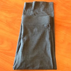 Pink VS Crop Leggings Dark Grey